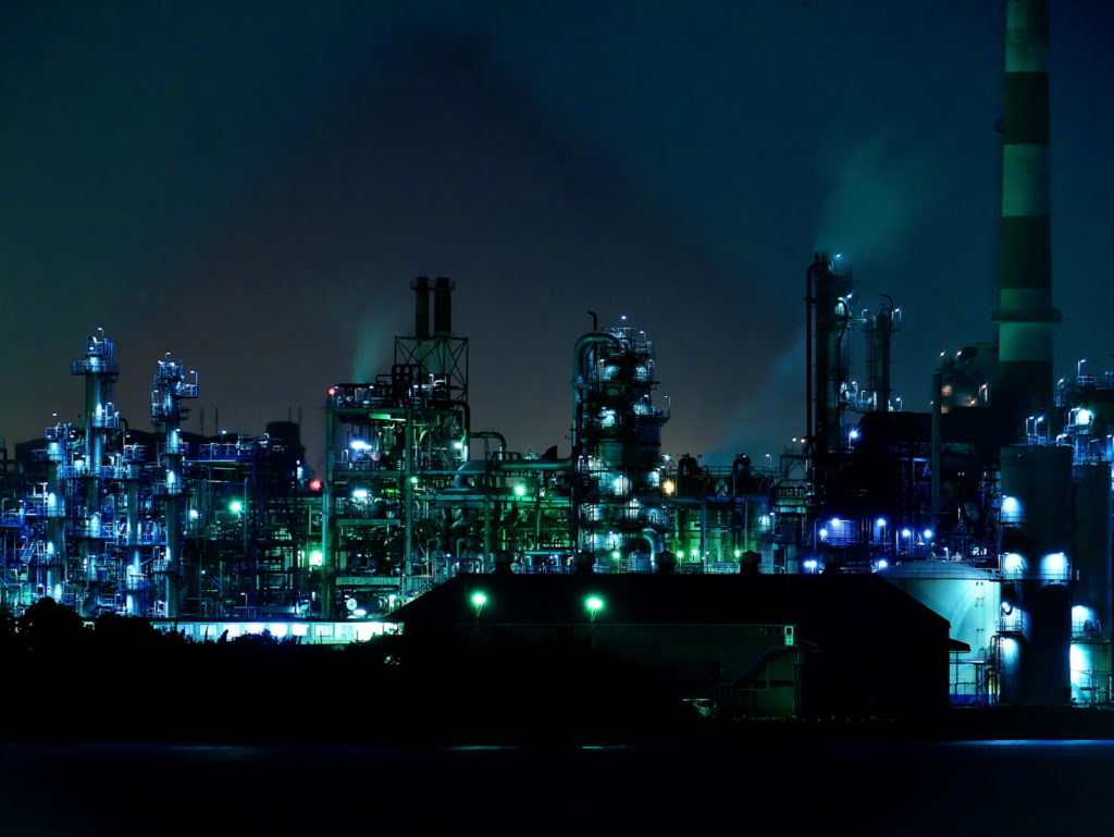 LUMIX 45-175mm | 作例 | 千鳥橋からの夜景(青系)