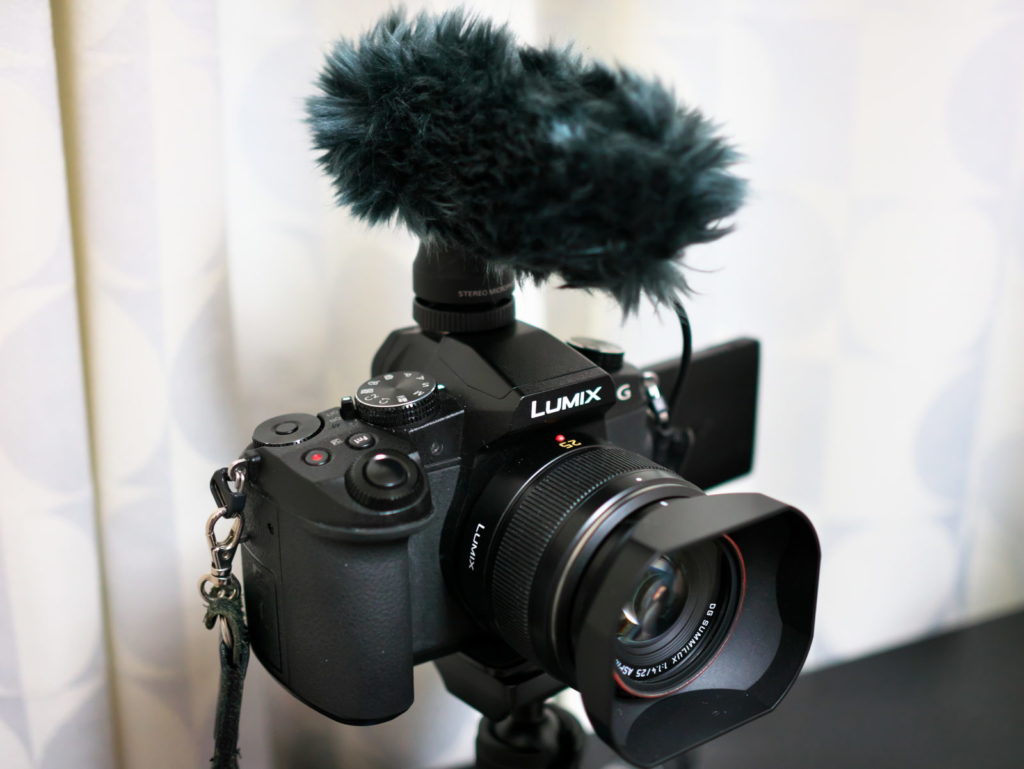 LUMIX G8 + VW-VMS10 ウインドジャマー